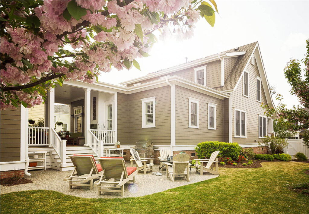 Timber Bark Siding Home by James Hardie siding contractors