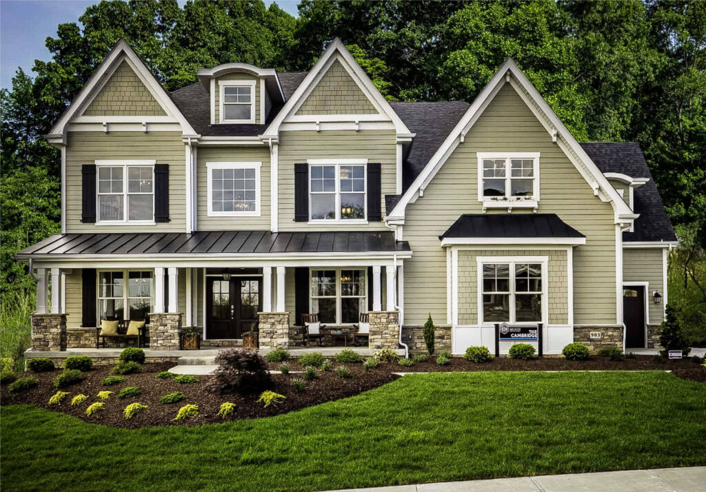 Navajo Beige Siding Home by James Hardie siding contractors