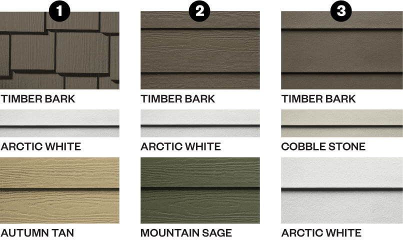 Timber Bark Combinations Hardie board siding repair and installation contractors company