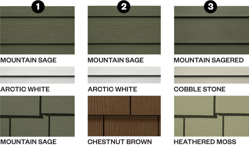 Mountain Sage Hardie board siding repair and installation contractors company