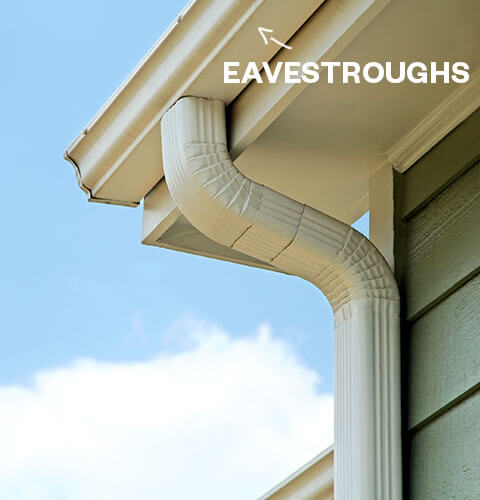 Eavestrough repair and installation in Calgary