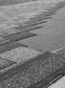 Close up of new roof install Calgary Alberta