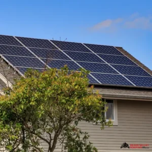 roof and solar panels