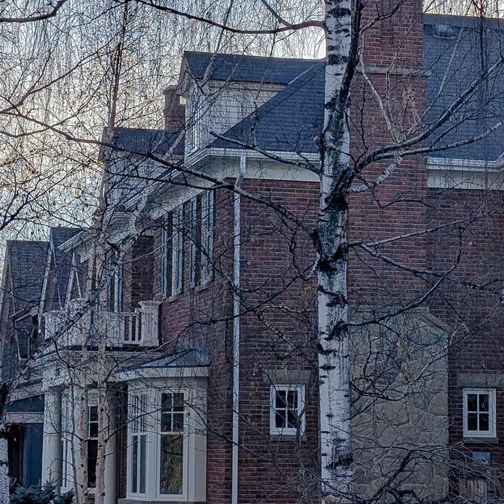 Luxury home exterior and roof in Upper Mount Royal Calgary