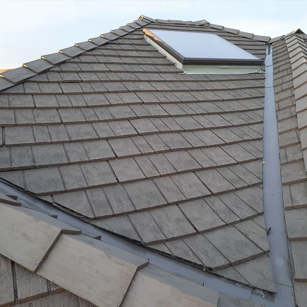 Rubber roofing installation example for luxury homes in Upper Mount Royal Calgary