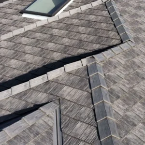 Rubber roofing installation example for luxury homes in Elbow Park Calgary