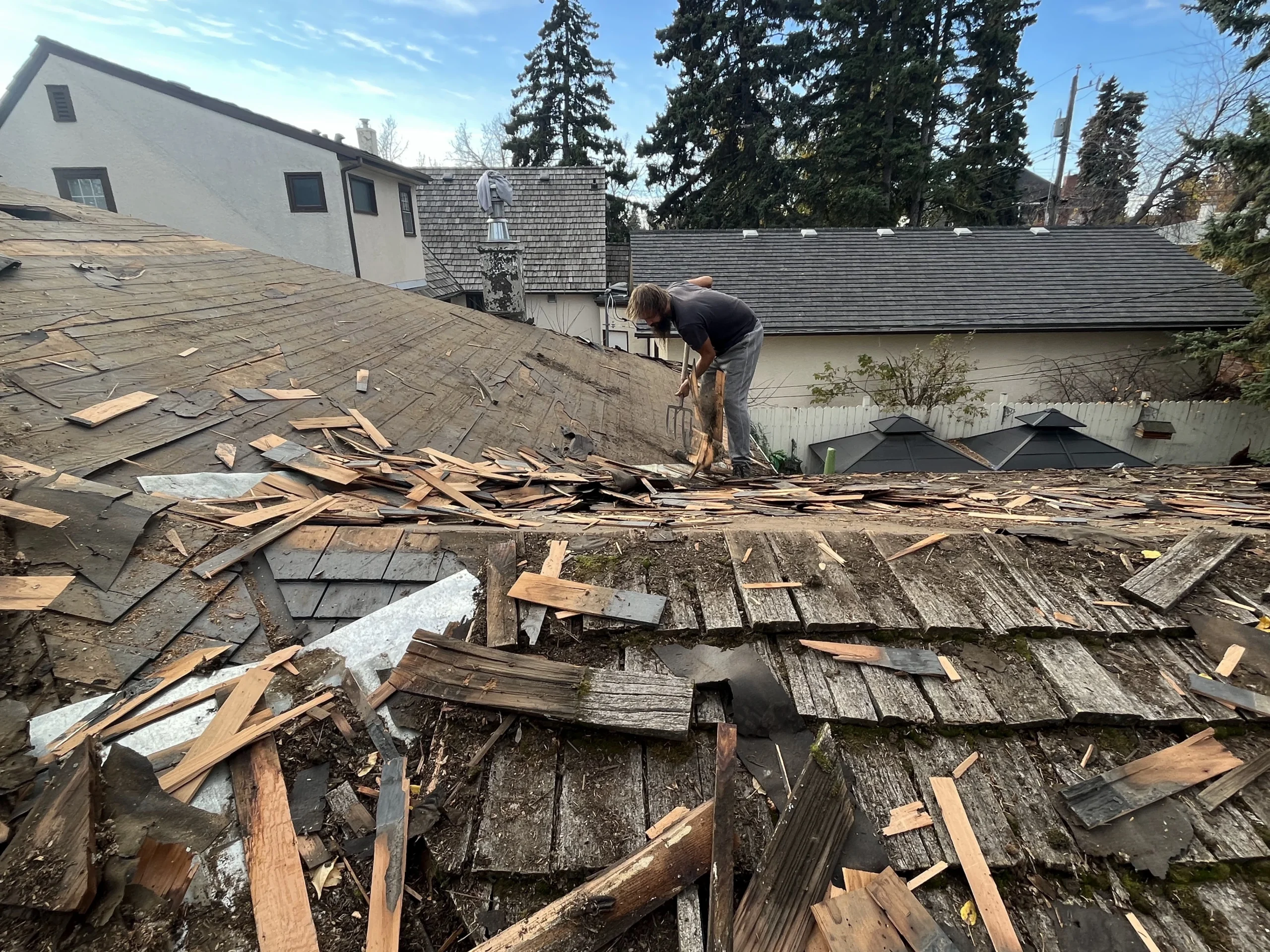 cedar shake roof replacement