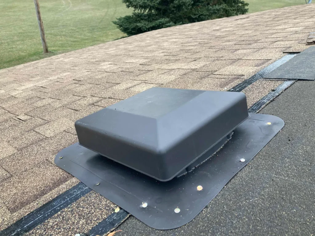 New roof vent and flashing installed during a Diamond Valley roof replacement
