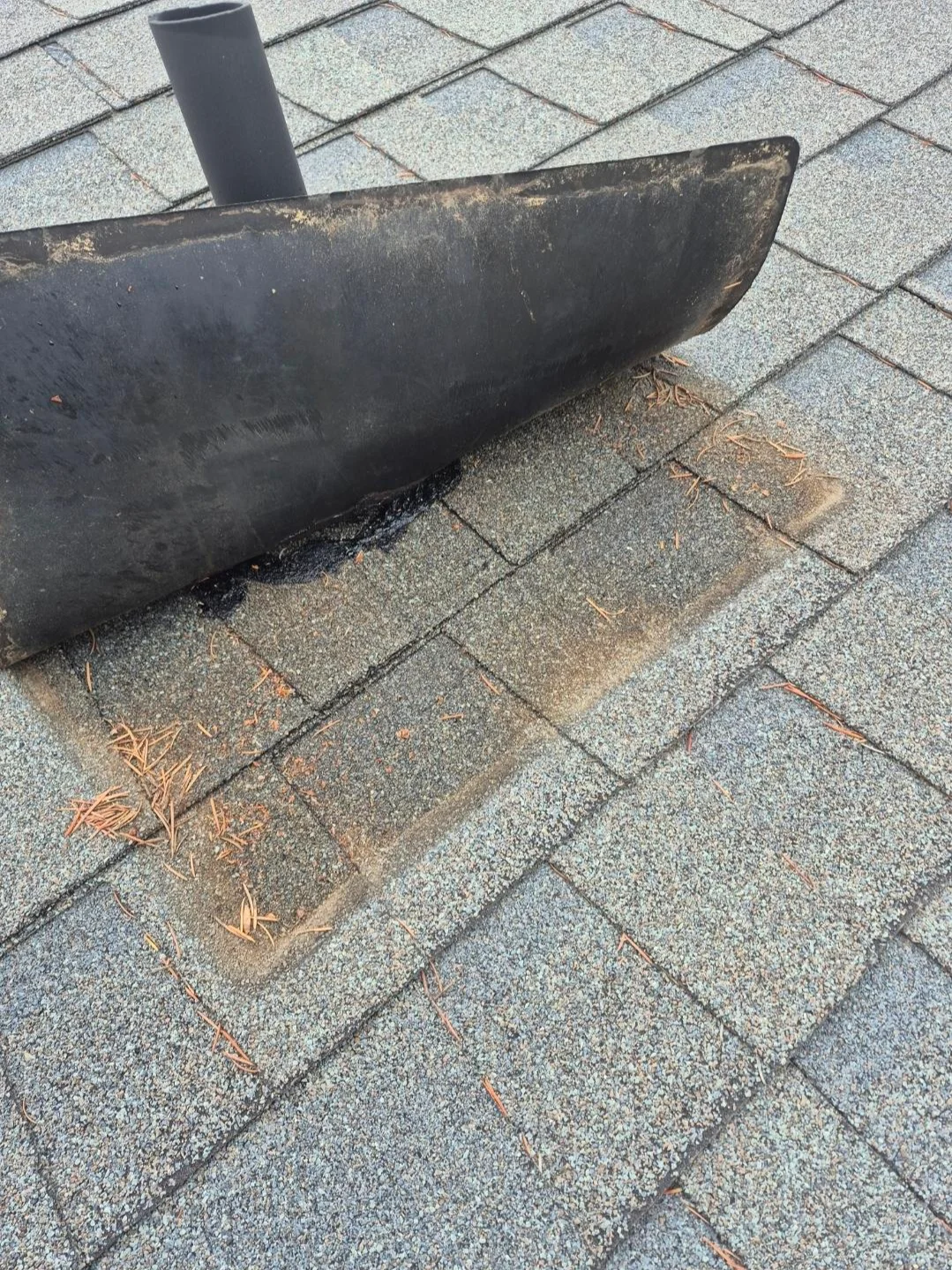 A worn roof vent, Fairmont Hot Springs, BC