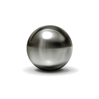 Medium metal ball for hail proof roofing